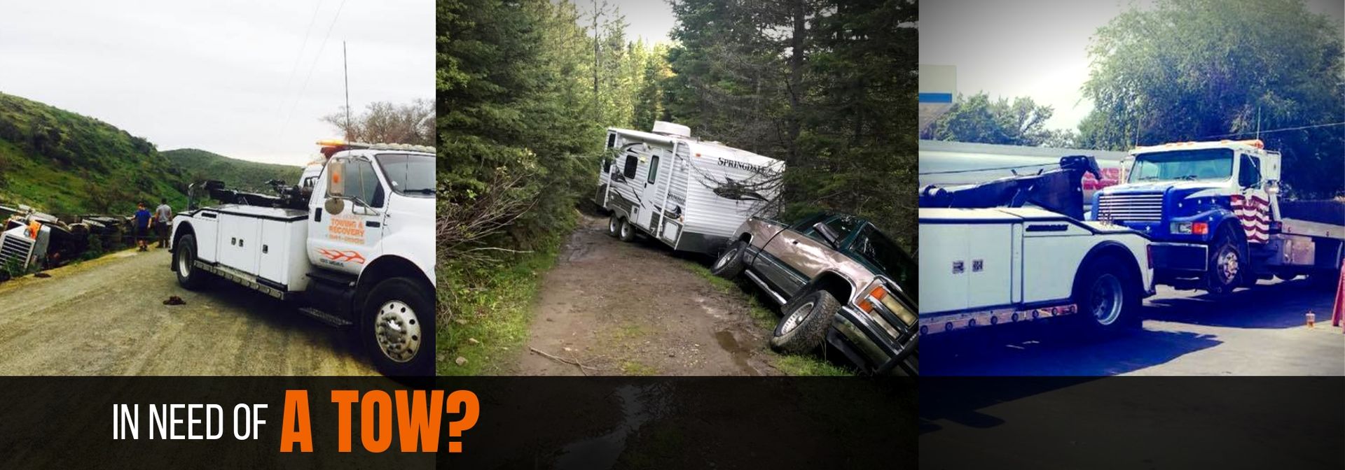 need a tow? with towing collage