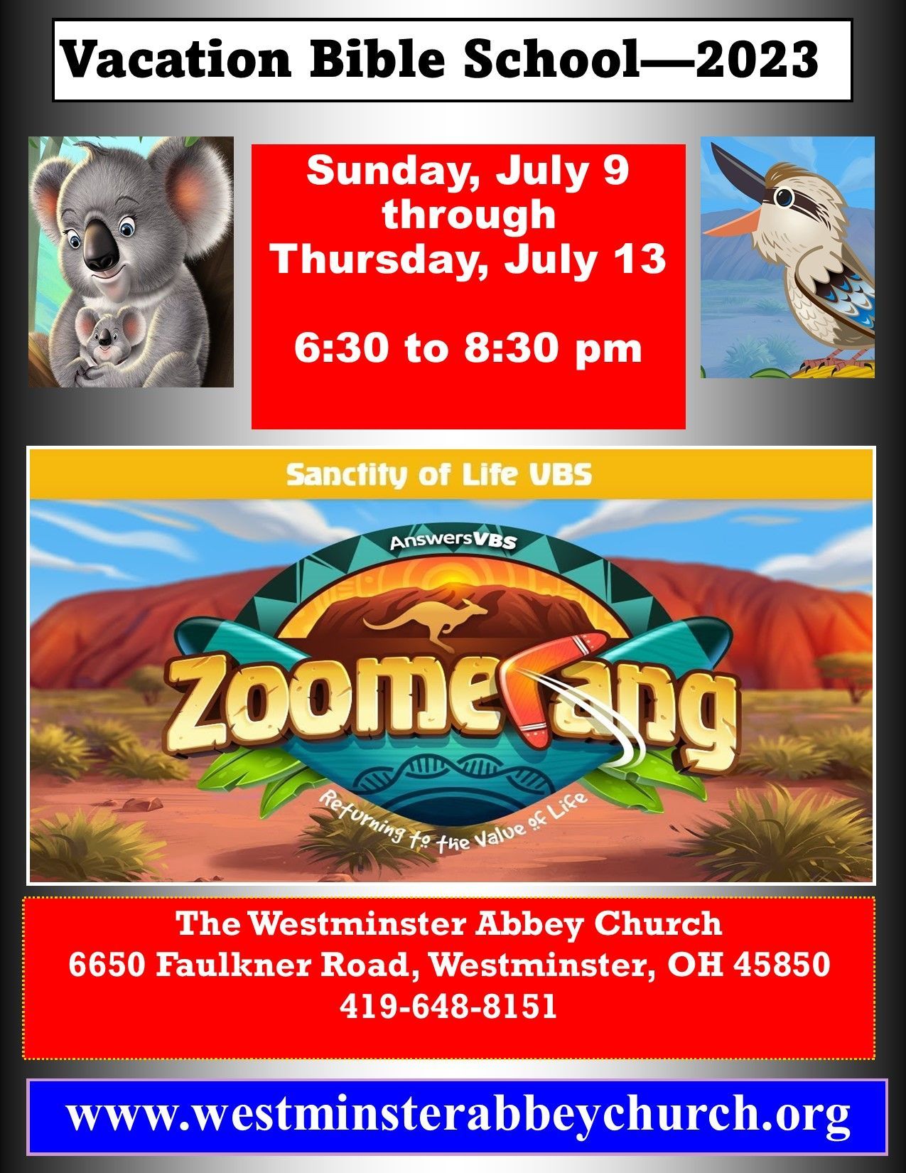 Vacation bible school 2023