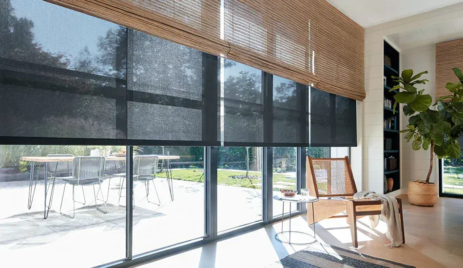 Solar Roller Shades – Reduces Glare & Maintains Outdoor Views
