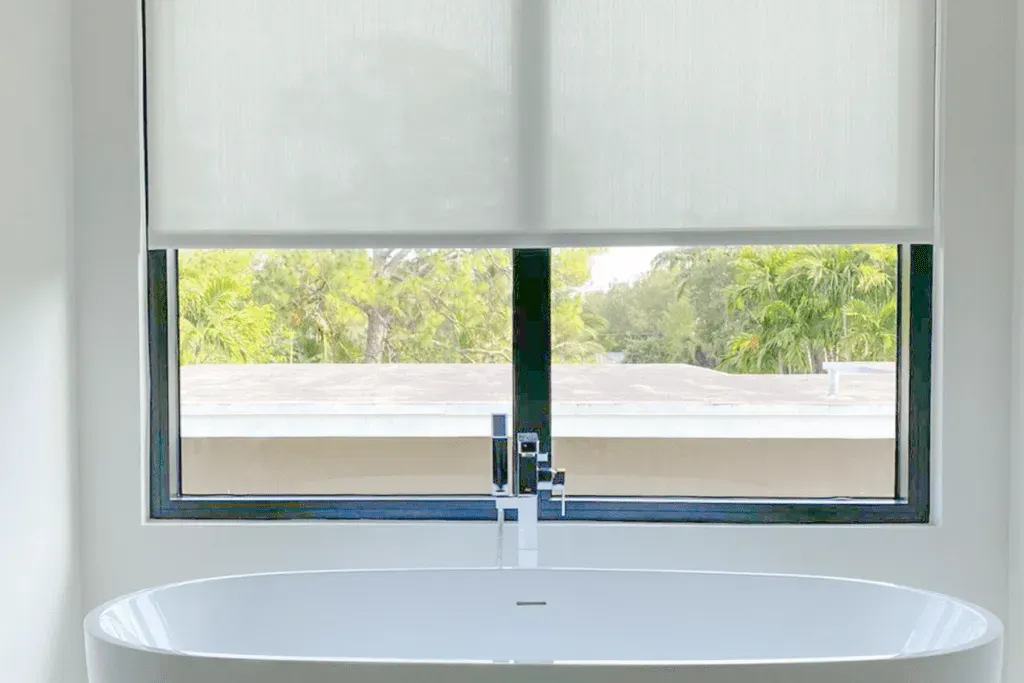 Vinyl Roller Shades (Affordable & Easy to Clean)