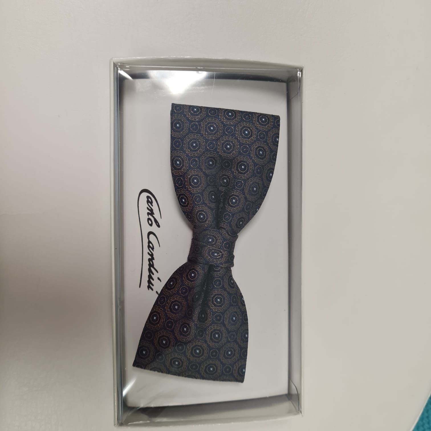 Eine schwarze Fliege befindet sich in einer durchsichtigen Box