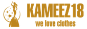 Ein goldenes Logo für Kameez18, wir lieben Kleidung