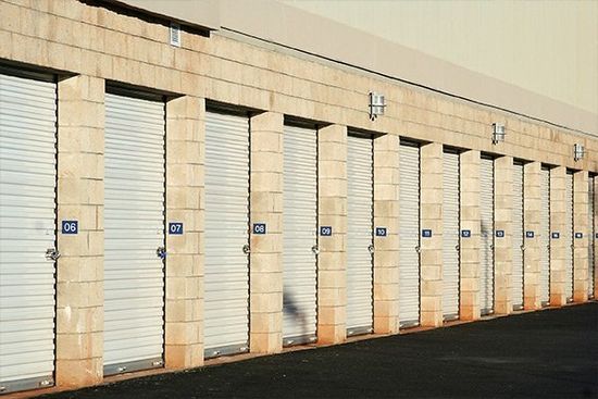 Storage warehouse metal roll up doors in Hampton