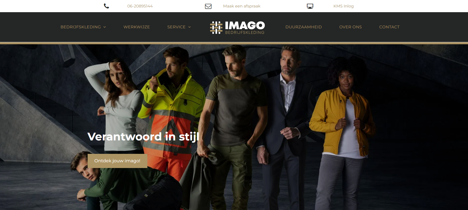 Nieuwe website IMAGO Bedrijfskleding