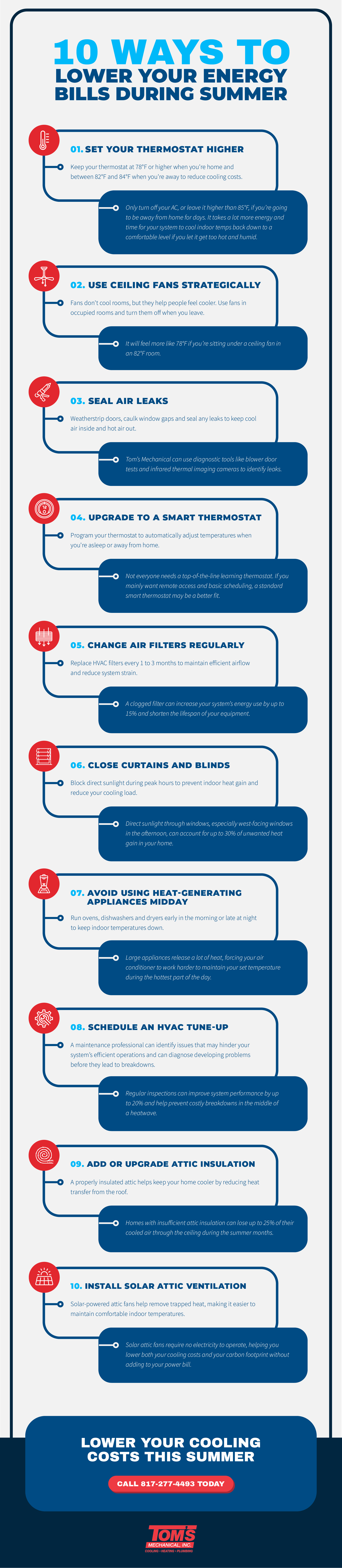 10 ways to lower energy bill