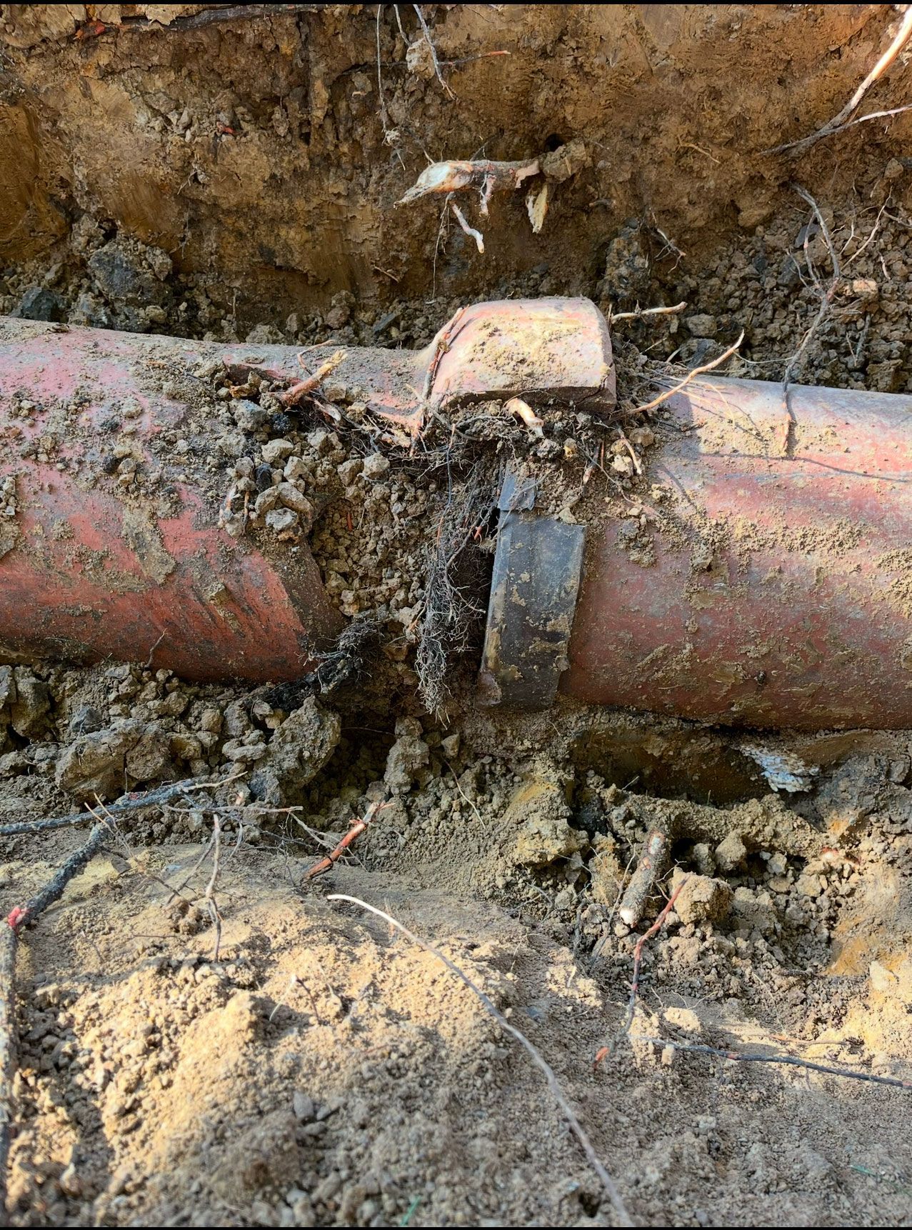 clay sewer tile repair