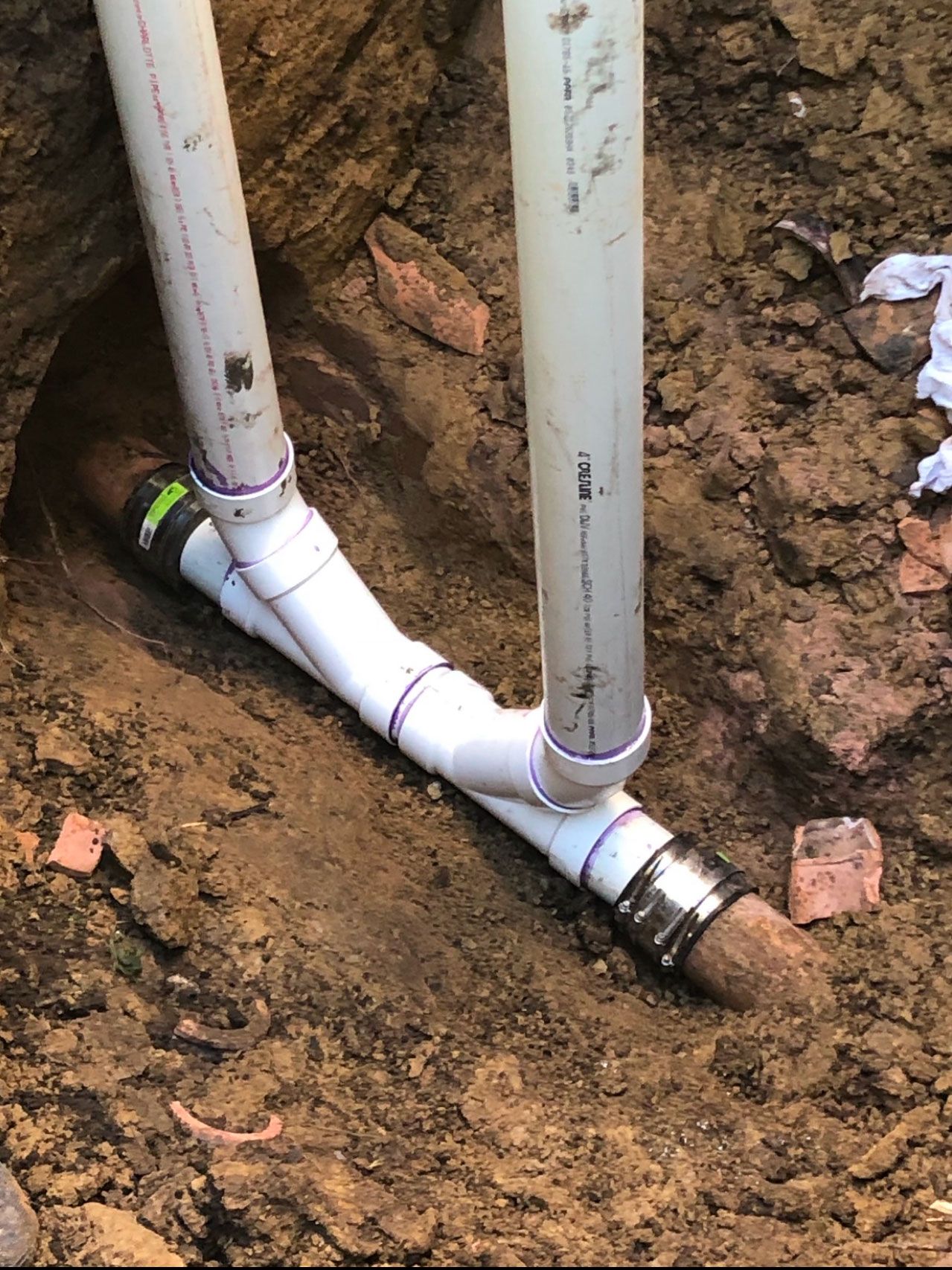 Sewer pipe clean out