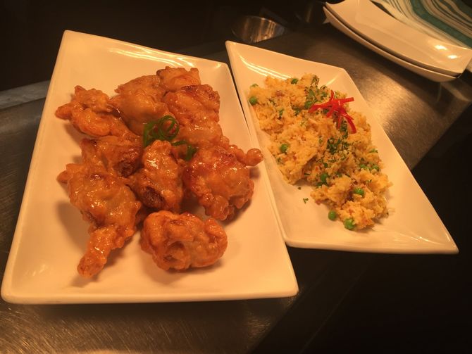  Fried Rice and Fish fillet