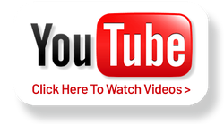 YouTube logo with red play button, 