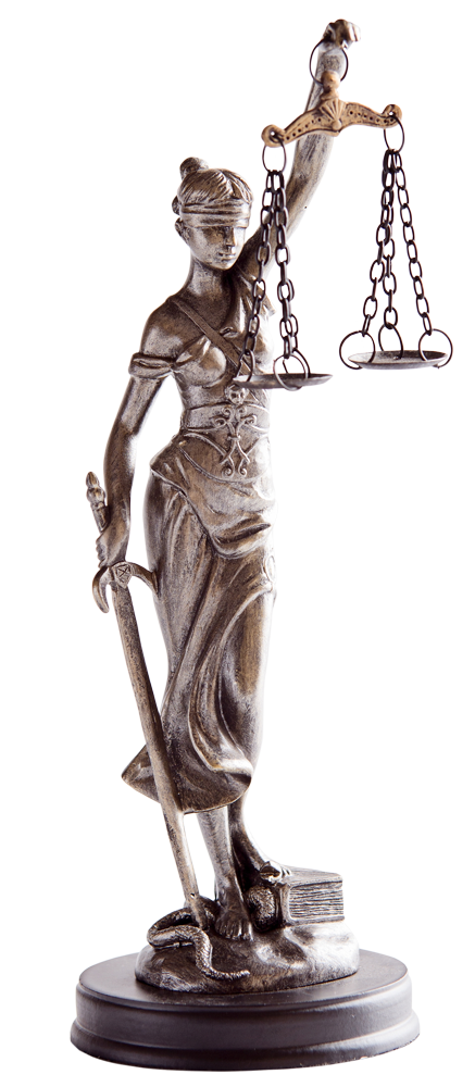 Lady Justice Holding Scale — Jonesboro, AR — Nickle Law Firm