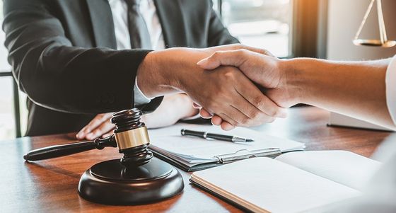 Lawyer Shaking Hands — Jonesboro, AR — Nickle Law Firm