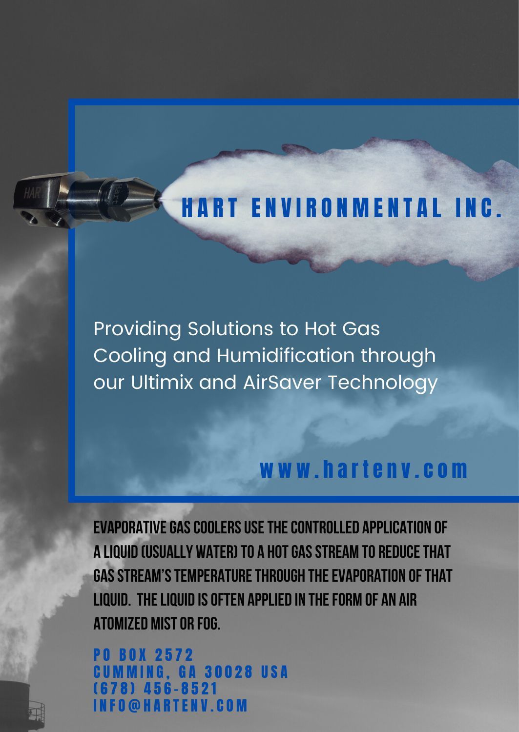 An advertisement for hart environmental inc. is shown