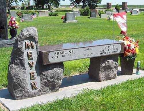 Bench Memorials | Holdrege, NE | Palmer Brothers Granite Company