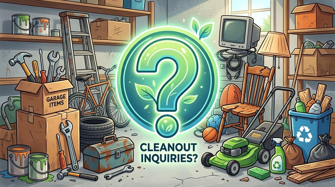 Eco-friendly garage cleanout in Plymouth, WI
