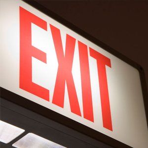 exit indicator board