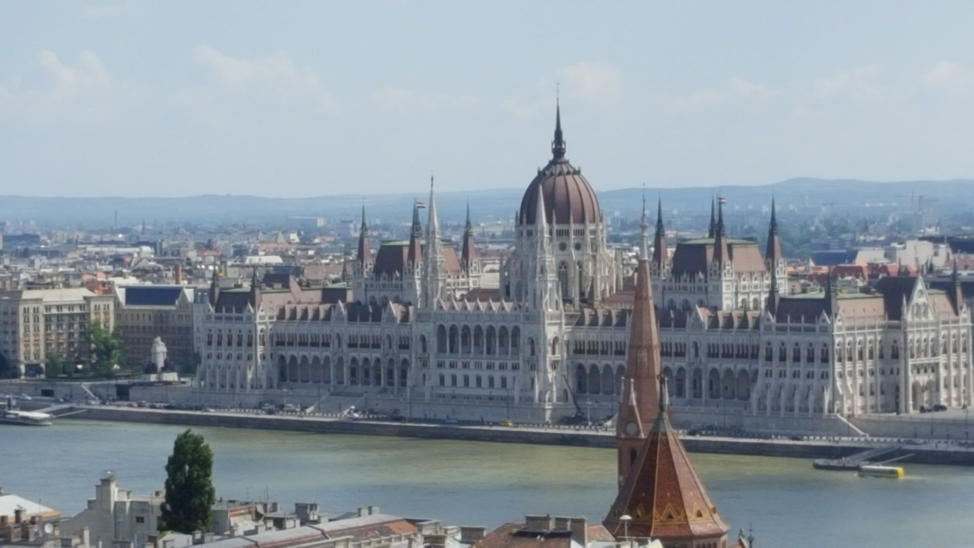 Danube River Cruise Budapest, Hungary Basilica Parliament