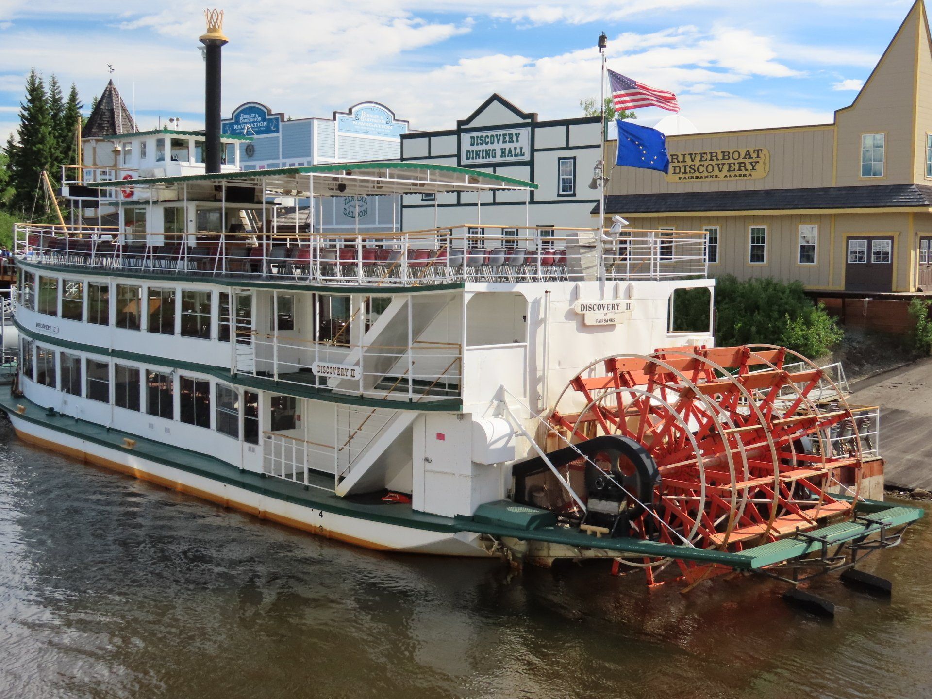 Royal Caribbean Alaska Cruise and land tour  Fairbanks Riverboat Discovery Cruise Susan Butcher