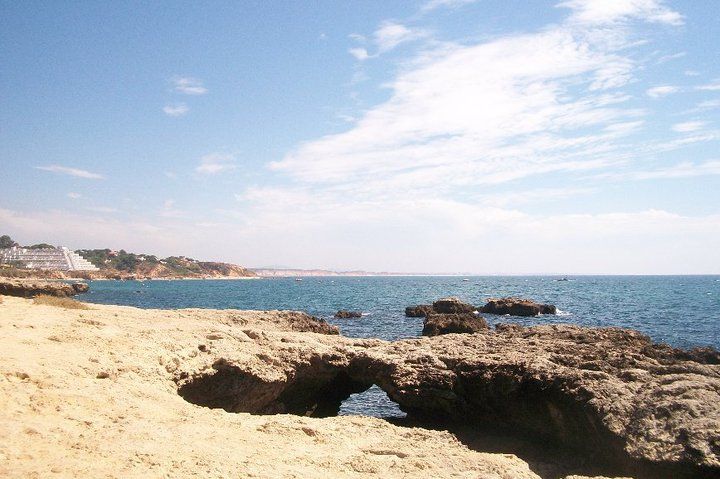 Land and Sea Travel Portugal view of rocks overlooking ocean