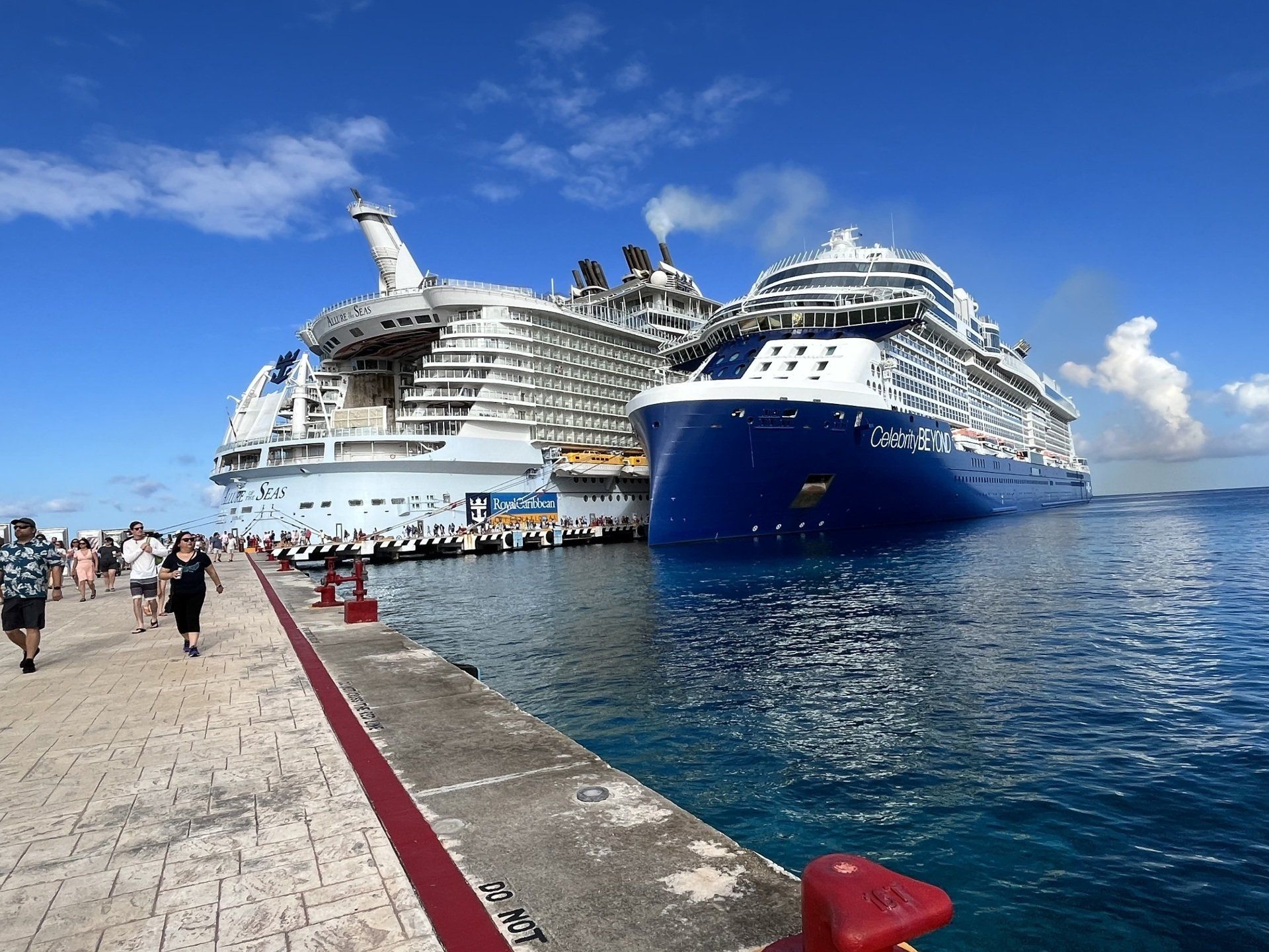 Land and Sea Travel Cruise Trade Event Allure of the Seas Galveston Cozumel Ships ocean