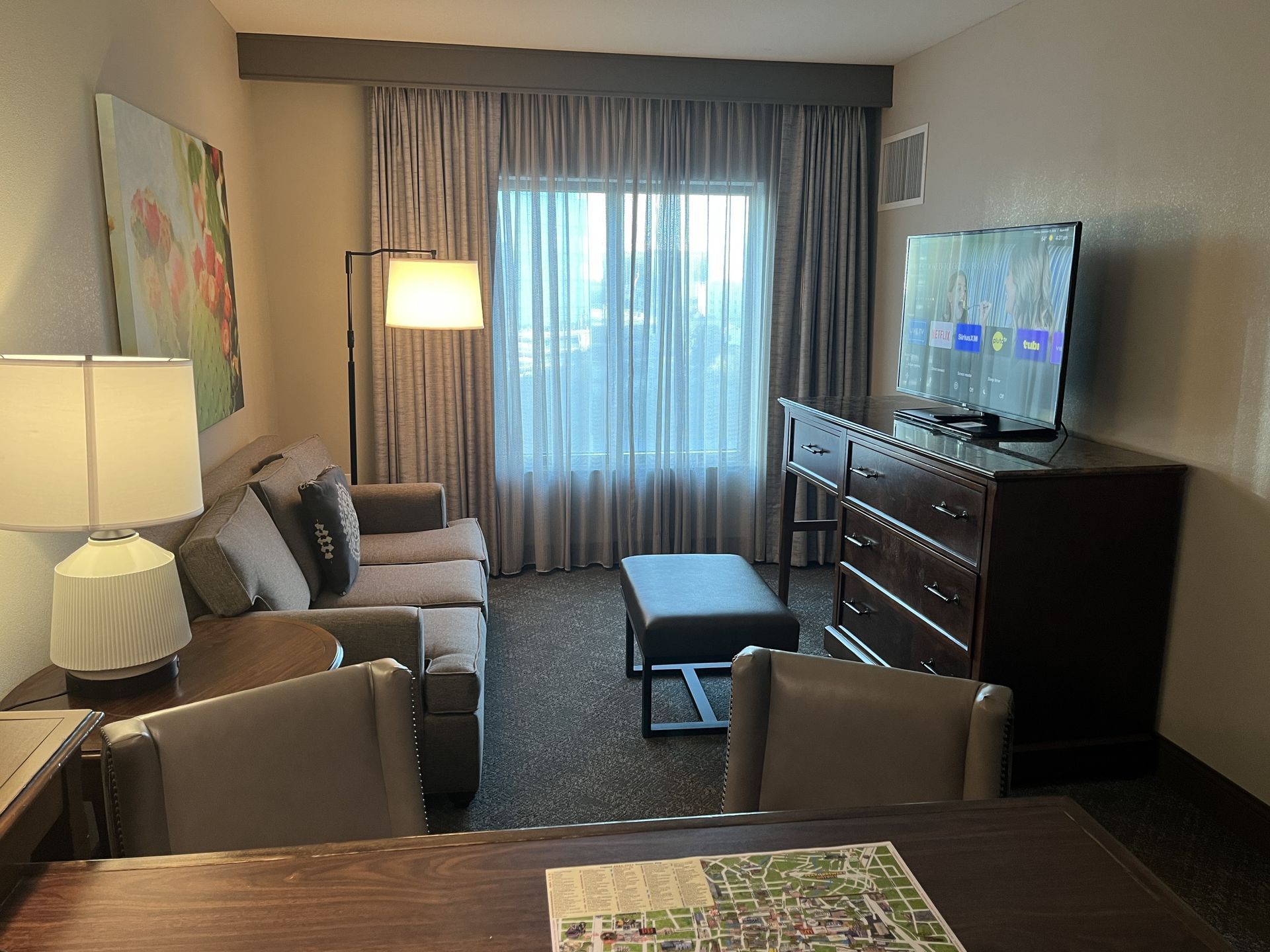 Embassy-Suites-Riverwalk San Antonio Texas Suite Living Room