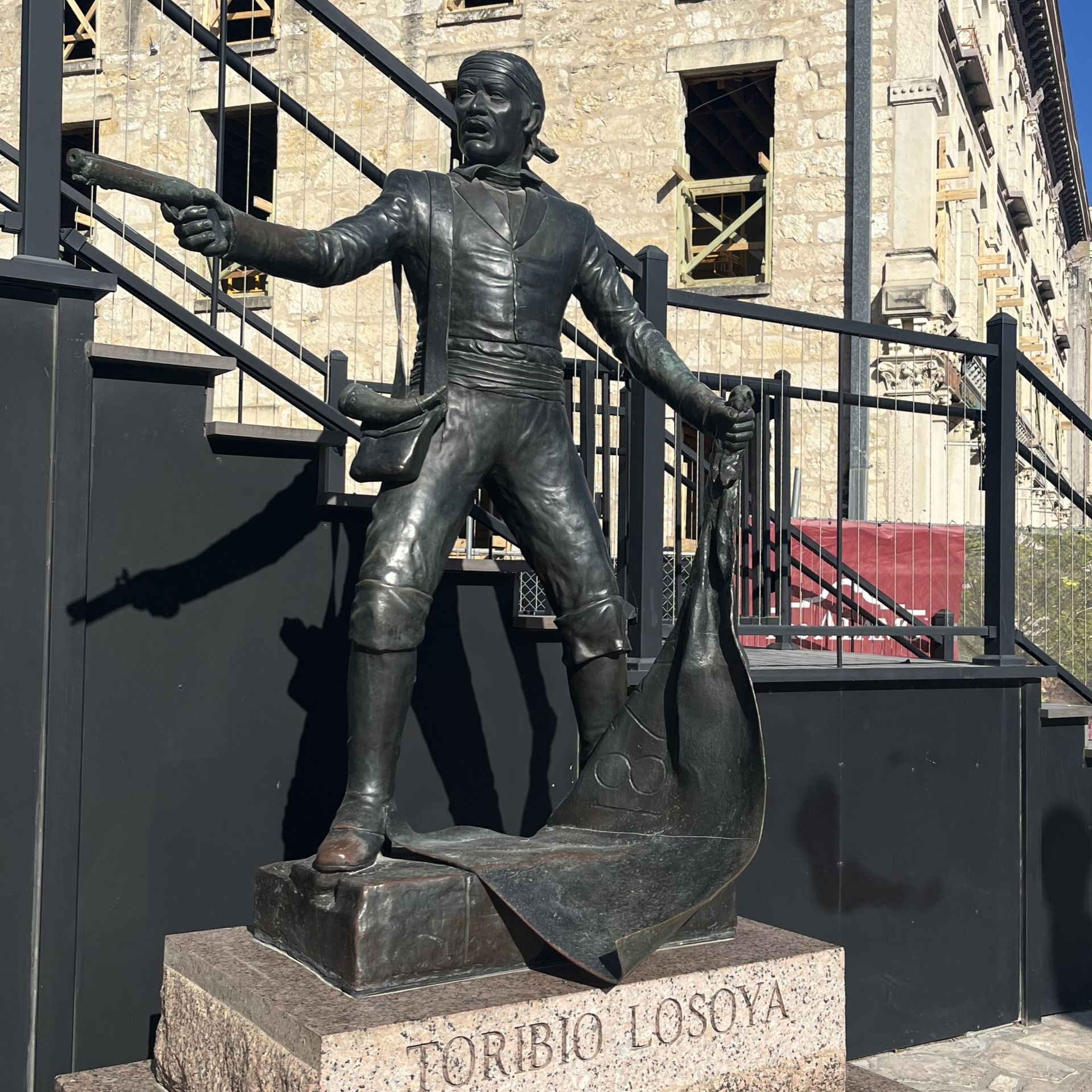The-Alamo Mission San-Antonio Texas Bronze Toribio-Losoya 