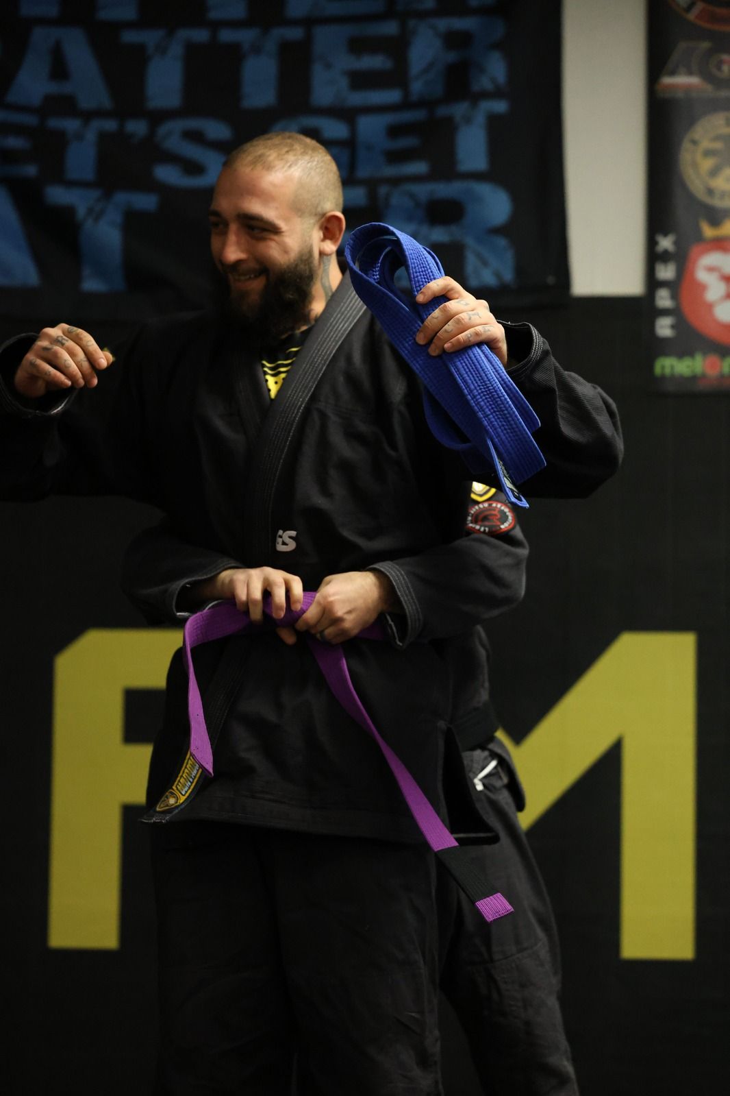 Adults practicing grappling drills at Hammer Sports and Performance in Hazlet, NJ.