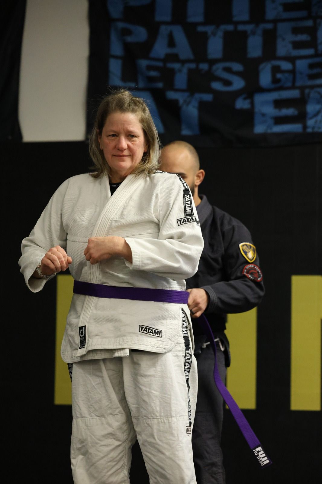 Students practicing Jiu-Jitsu drilling and controlled sparring at Hammer Sports and Performance.