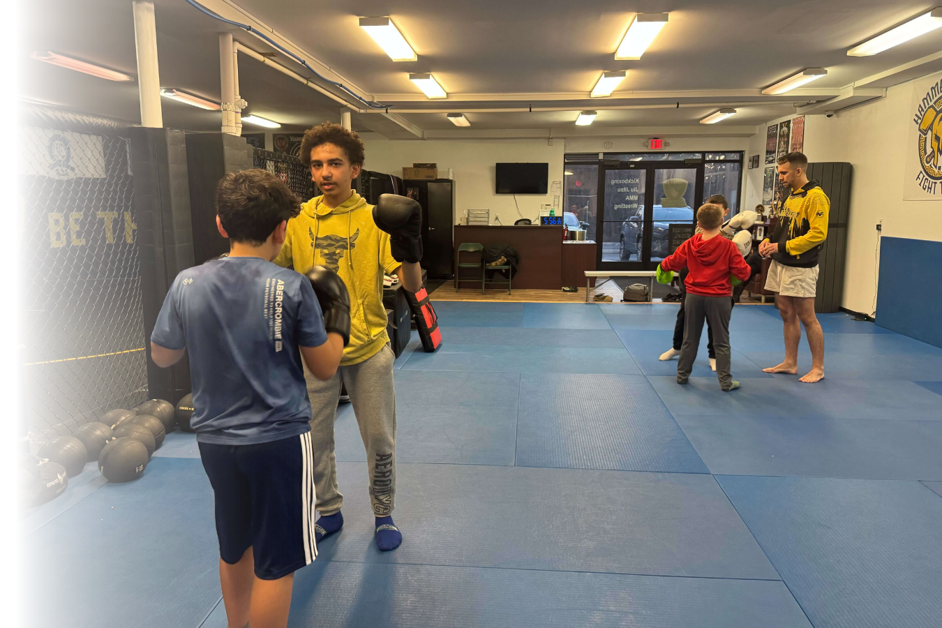 Teen Striking at Hammer Sports and Peformance