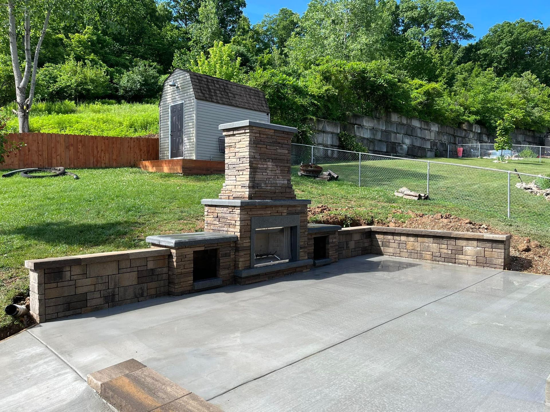 Beautiful Fireplace — Saint Charles, MO — Asset Builders