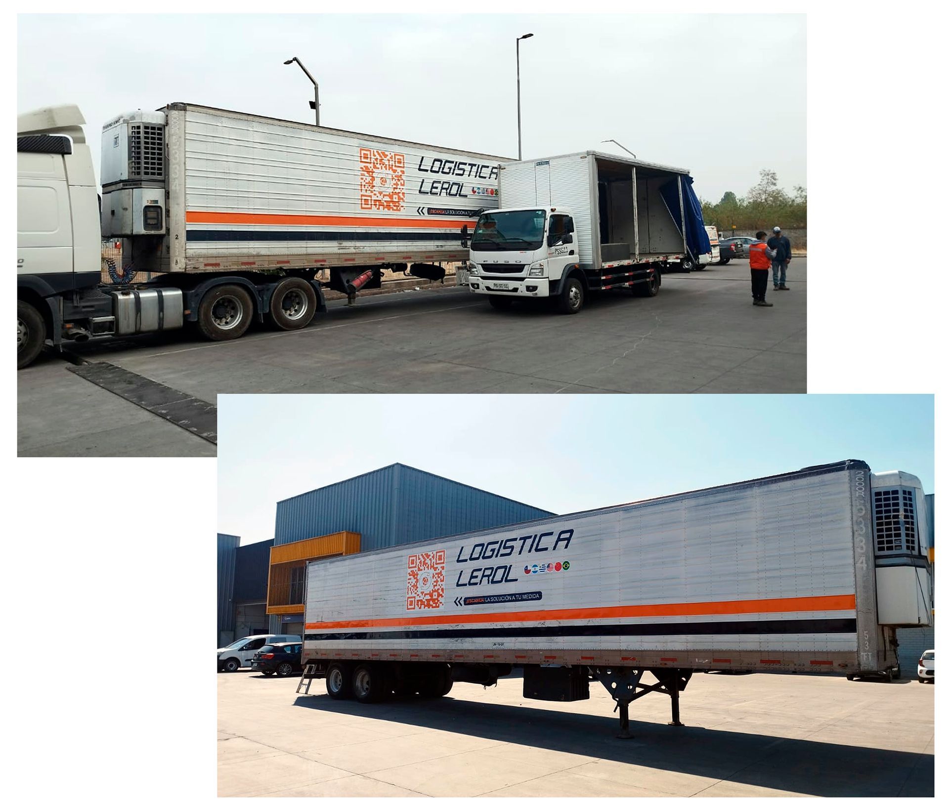 Logística Lerol sección transporte internacional terrestre