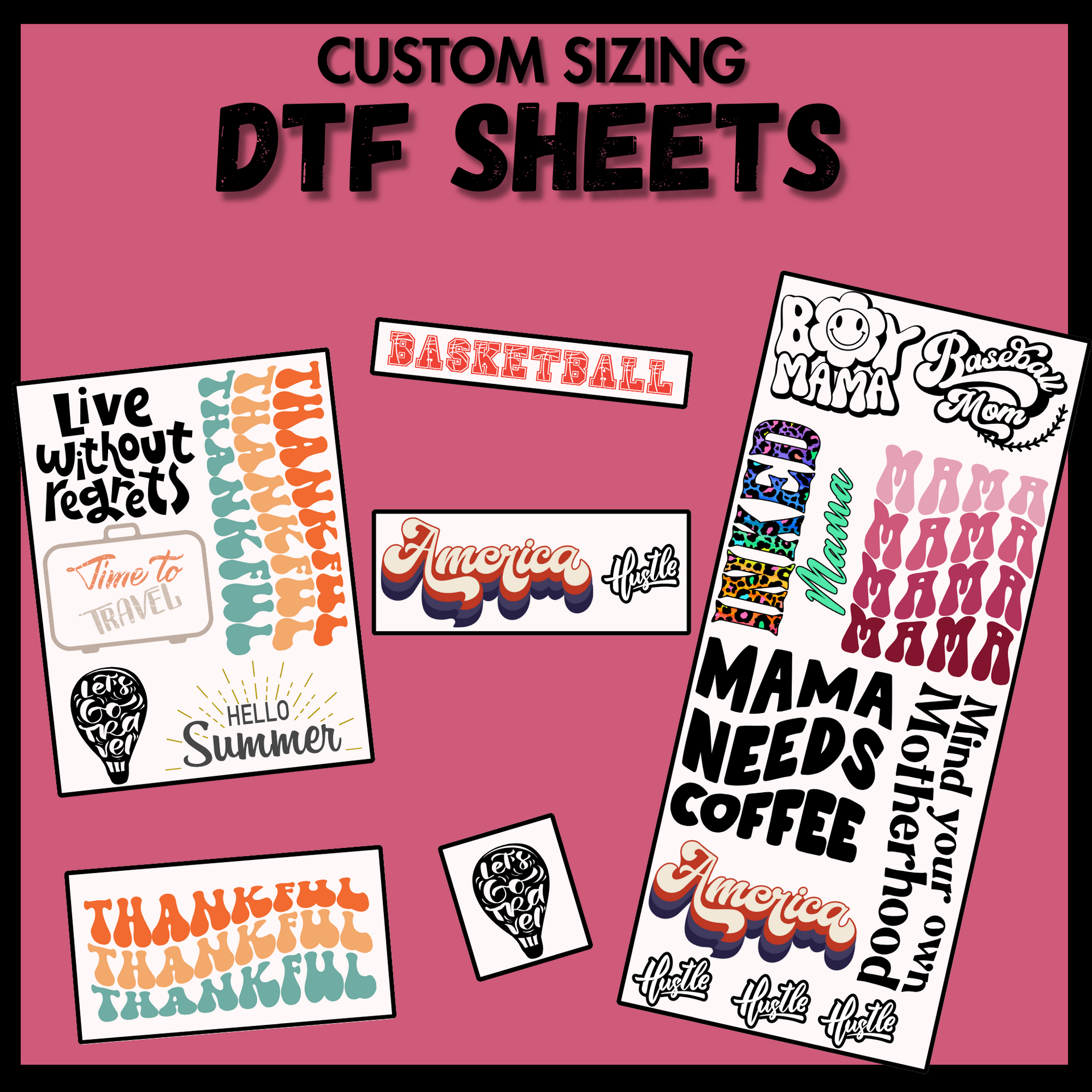 Southern Fox Designs gang sheet