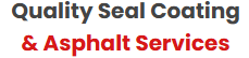A logo for quality seal coating and asphalt services