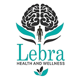 Logo: stylized brain over silhouette of a person, teal accents,