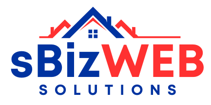 a logo for sbiz web solutions , llc