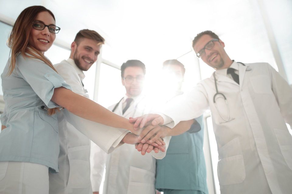 Doctors And Nurses Coordinate Hands — Los Angeles, CA — Spiga and Associates