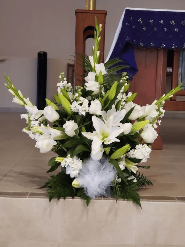 White flowers