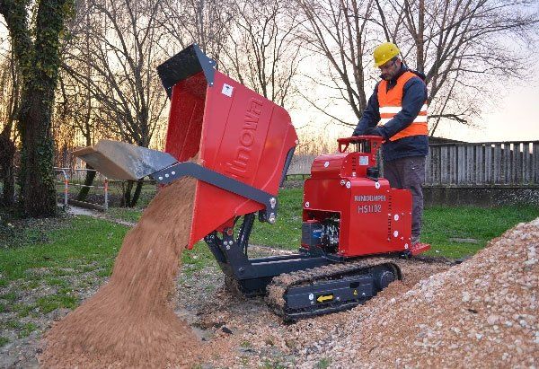 minidumper all'aperto