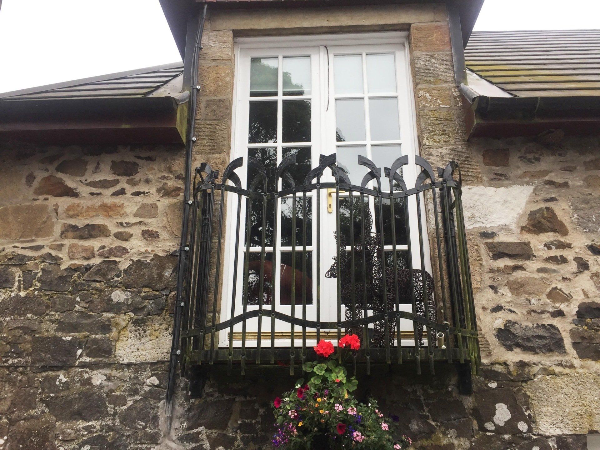 Balcony - Newhill Granary accommodation, Glenfarg, Perth & Kinross