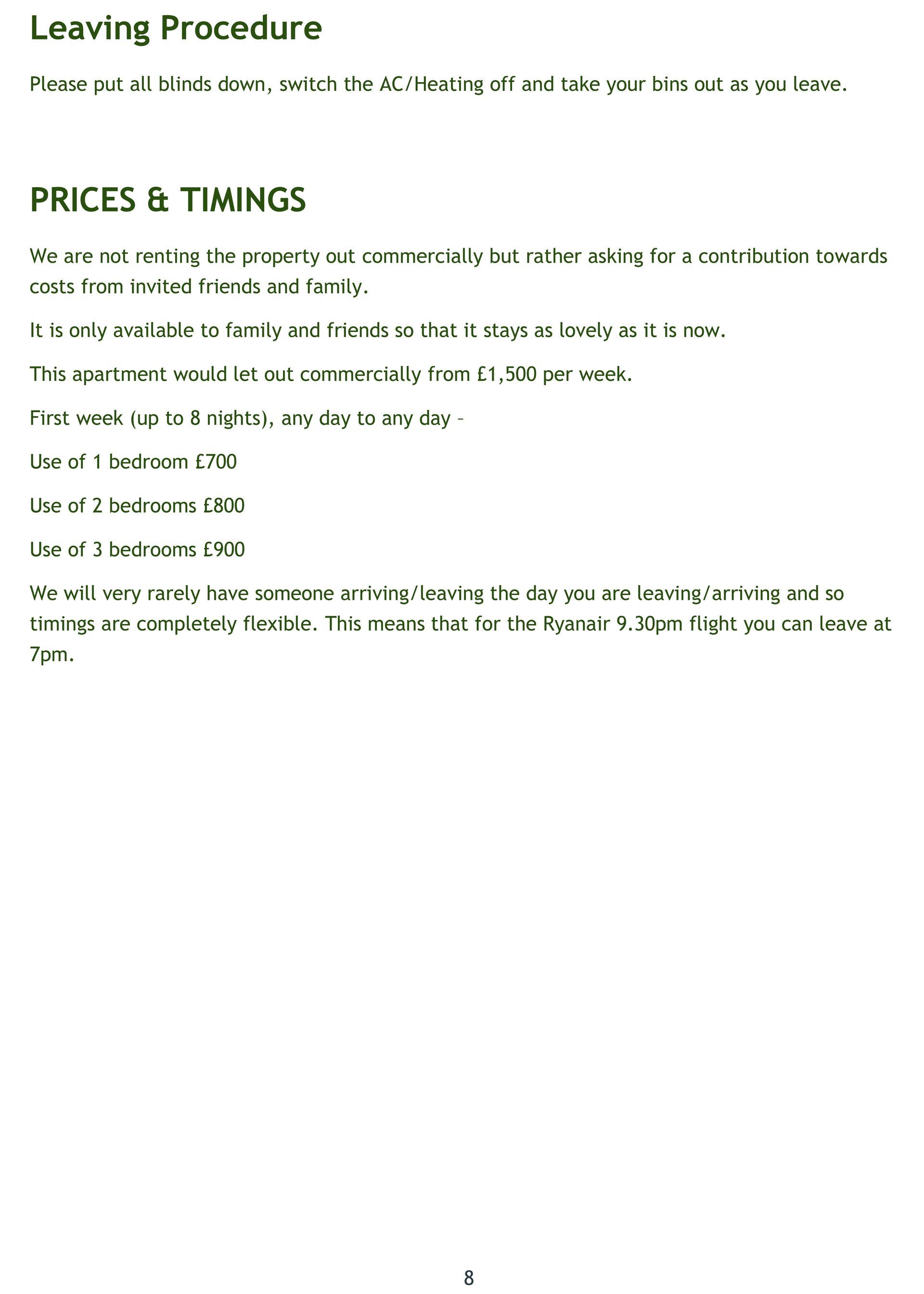 Spain Accommodation
