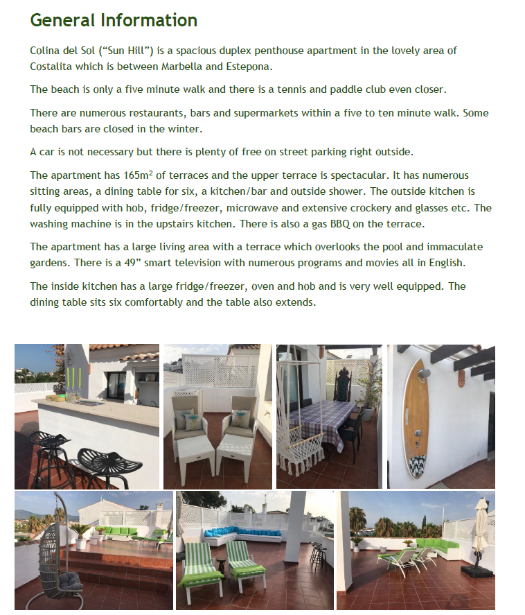 Spain Accommodation
