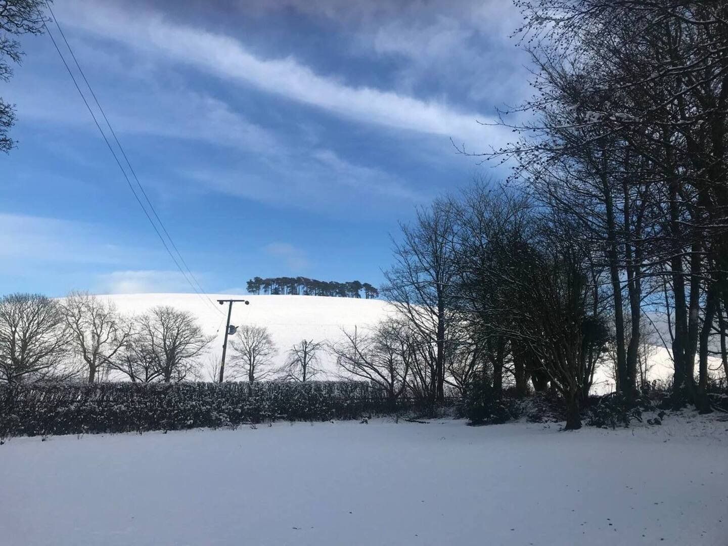 Snow - Newhill Granary accommodation, Glenfarg, Perth & Kinross