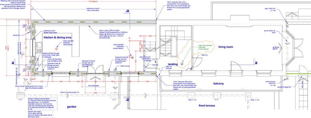 Building regs floor plan