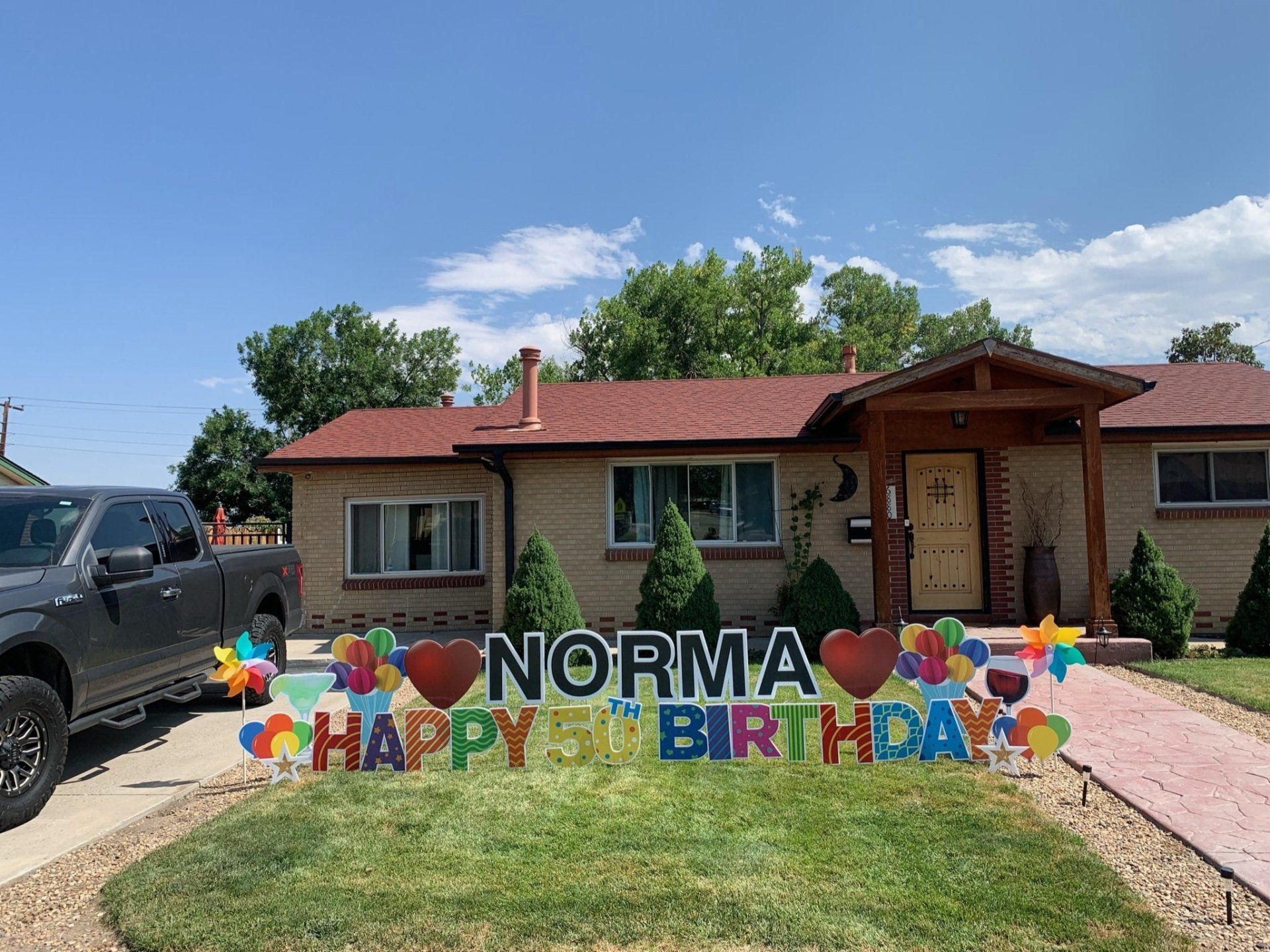 Birthday Yard Sign, Rent A Sign Near Me, Card Your Yard, Denver, CO
