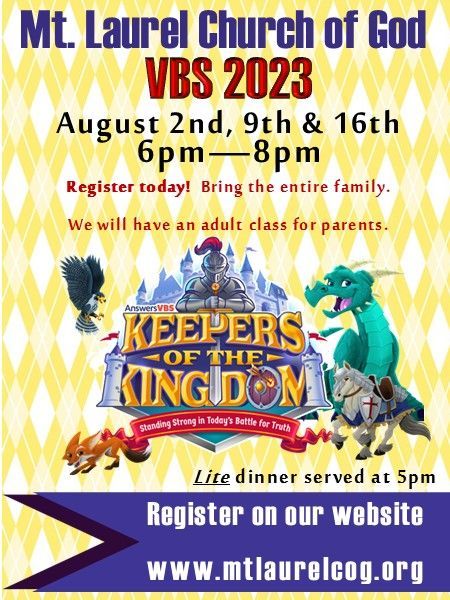 Vbs 2023 Keepers Of The Kingdom