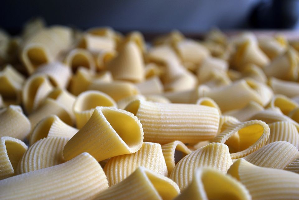 pasta secca del pastificio