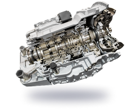 Cutaway view of an automotive transmission showing gears and internal components. | King's Auto Center