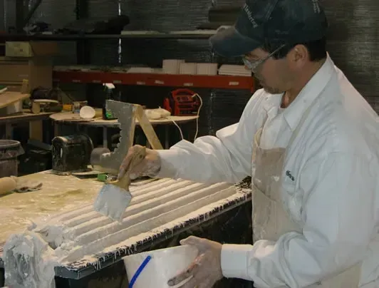 Worker Finishing The Design — Cincinnati, OH — Old World