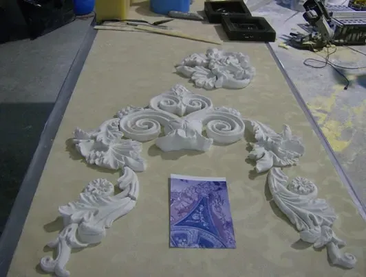 Scagliola Closeup — Cincinnati, OH — Old World