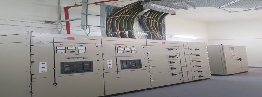 A room filled with lots of electrical boxes and wires.