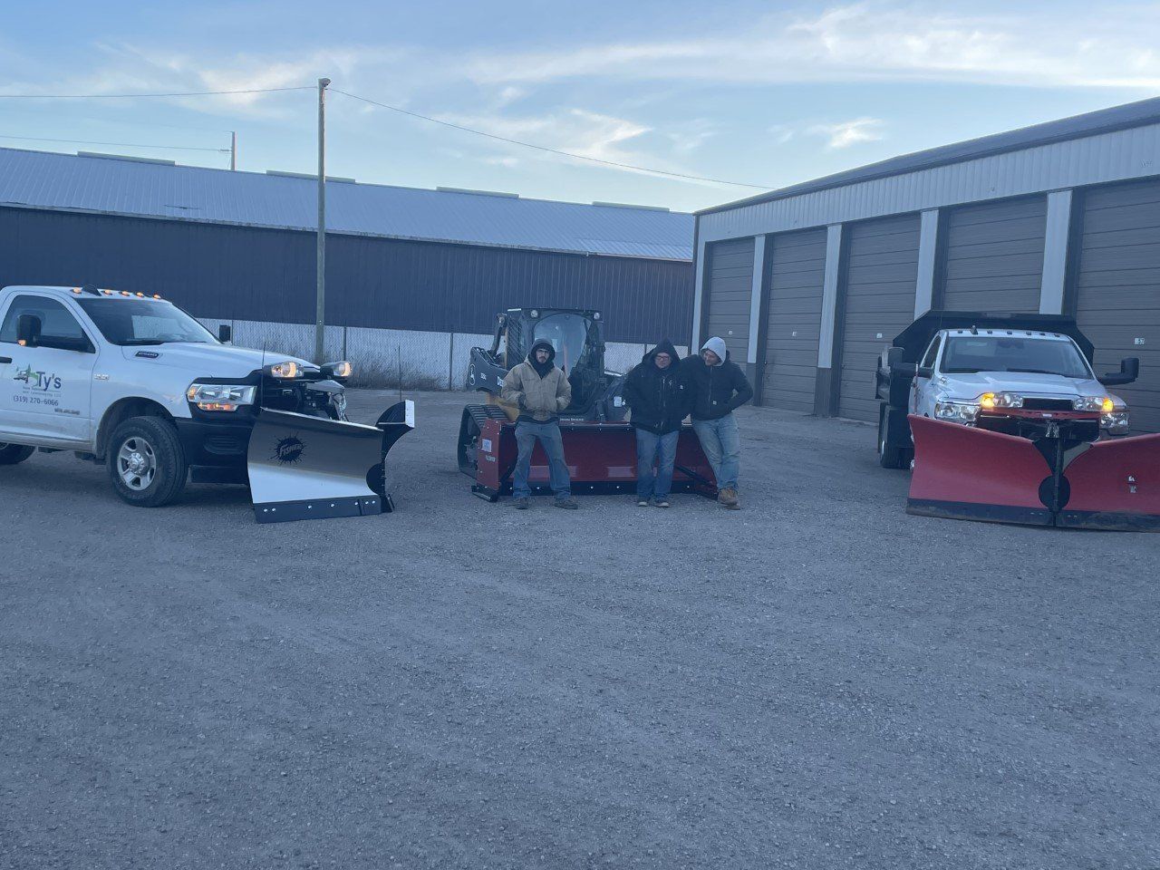 Men With The Snow Removal Trucks — Fairfax, IA — Ty's Snow Removal and Landscaping LLC